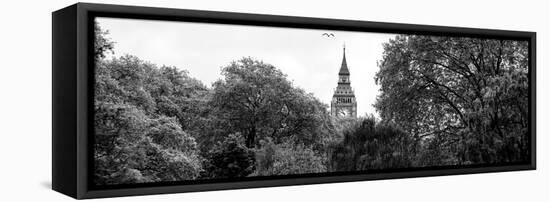 View of St James's Park Lake with Big Ben - London - UK - England - United Kingdom - Europe-Philippe Hugonnard-Framed Stretched Canvas