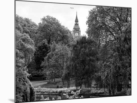 View of St James's Park Lake with Big Ben - London - UK - England - United Kingdom - Europe-Philippe Hugonnard-Mounted Photographic Print