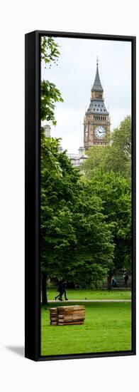 View of St James's Park with Big Ben - London - England - United Kingdom - Europe - Door Poster-Philippe Hugonnard-Framed Stretched Canvas