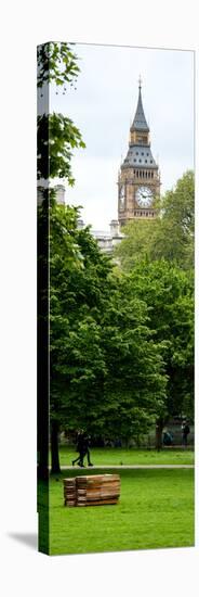 View of St James's Park with Big Ben - London - England - United Kingdom - Europe - Door Poster-Philippe Hugonnard-Stretched Canvas
