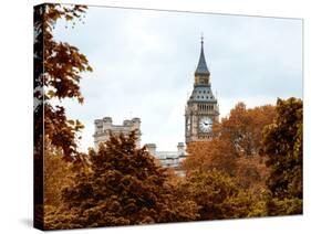 View of St James's Park with Big Ben - London - UK - England - United Kingdom - Europe-Philippe Hugonnard-Stretched Canvas
