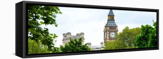 View of St James's Park with Big Ben - London - UK - England - United Kingdom - Europe-Philippe Hugonnard-Framed Stretched Canvas