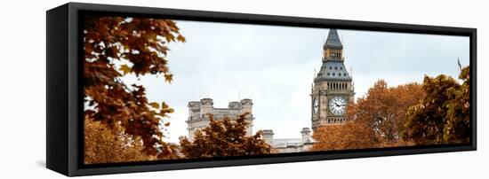 View of St James's Park with Big Ben - London - UK - England - United Kingdom - Europe-Philippe Hugonnard-Framed Stretched Canvas