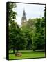 View of St James's Park with Big Ben - London - UK - England - United Kingdom - Europe-Philippe Hugonnard-Framed Stretched Canvas