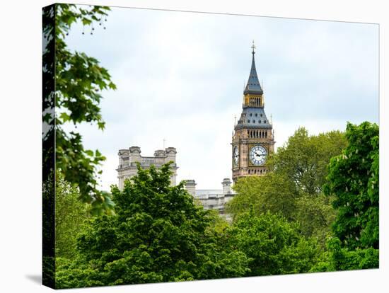 View of St James's Park with Big Ben - London - UK - England - United Kingdom - Europe-Philippe Hugonnard-Stretched Canvas