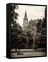 View of St James's Park with Big Ben - London - UK - England - United Kingdom - Europe-Philippe Hugonnard-Framed Stretched Canvas