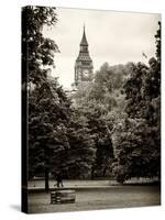 View of St James's Park with Big Ben - London - UK - England - United Kingdom - Europe-Philippe Hugonnard-Stretched Canvas