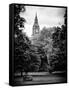 View of St James's Park with Big Ben - London - UK - England - United Kingdom - Europe-Philippe Hugonnard-Framed Stretched Canvas