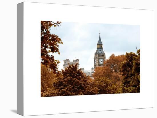 View of St James's Park with Big Ben - London - UK - England - United Kingdom - Europe-Philippe Hugonnard-Stretched Canvas