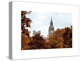 View of St James's Park with Big Ben - London - UK - England - United Kingdom - Europe-Philippe Hugonnard-Stretched Canvas