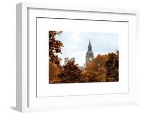 View of St James's Park with Big Ben - London - UK - England - United Kingdom - Europe-Philippe Hugonnard-Framed Art Print