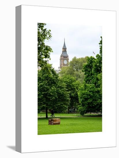 View of St James's Park with Big Ben - London - UK - England - United Kingdom - Europe-Philippe Hugonnard-Stretched Canvas