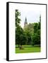 View of St James's Park with Big Ben - London - UK - England - United Kingdom - Europe-Philippe Hugonnard-Framed Stretched Canvas