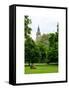 View of St James's Park with Big Ben - London - UK - England - United Kingdom - Europe-Philippe Hugonnard-Framed Stretched Canvas