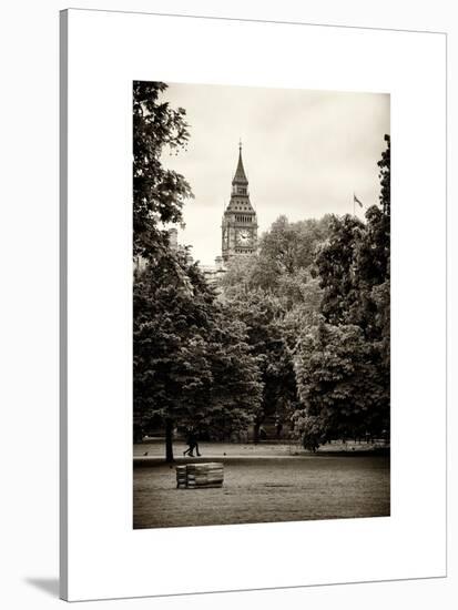 View of St James's Park with Big Ben - London - UK - England - United Kingdom - Europe-Philippe Hugonnard-Stretched Canvas