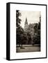 View of St James's Park with Big Ben - London - UK - England - United Kingdom - Europe-Philippe Hugonnard-Framed Stretched Canvas