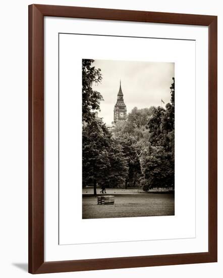 View of St James's Park with Big Ben - London - UK - England - United Kingdom - Europe-Philippe Hugonnard-Framed Art Print