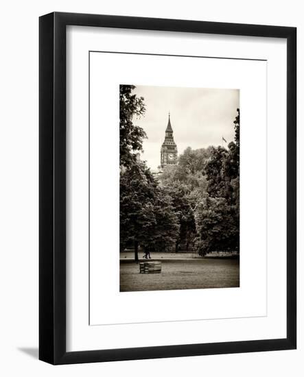 View of St James's Park with Big Ben - London - UK - England - United Kingdom - Europe-Philippe Hugonnard-Framed Art Print