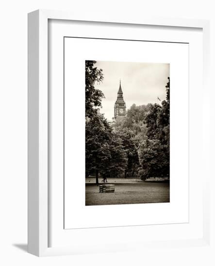 View of St James's Park with Big Ben - London - UK - England - United Kingdom - Europe-Philippe Hugonnard-Framed Art Print