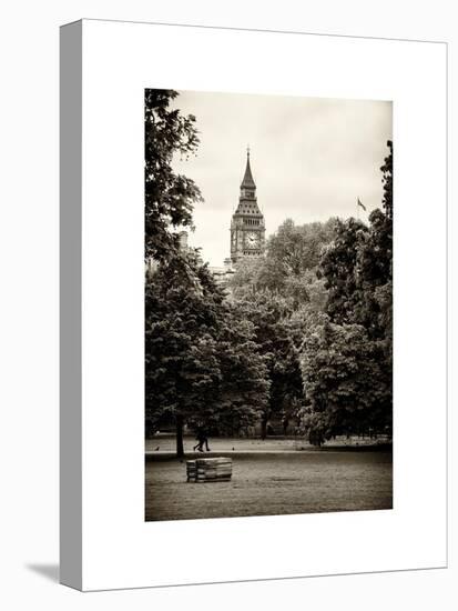 View of St James's Park with Big Ben - London - UK - England - United Kingdom - Europe-Philippe Hugonnard-Stretched Canvas