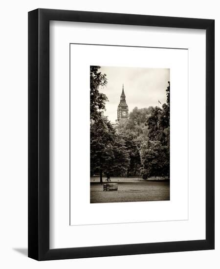 View of St James's Park with Big Ben - London - UK - England - United Kingdom - Europe-Philippe Hugonnard-Framed Art Print