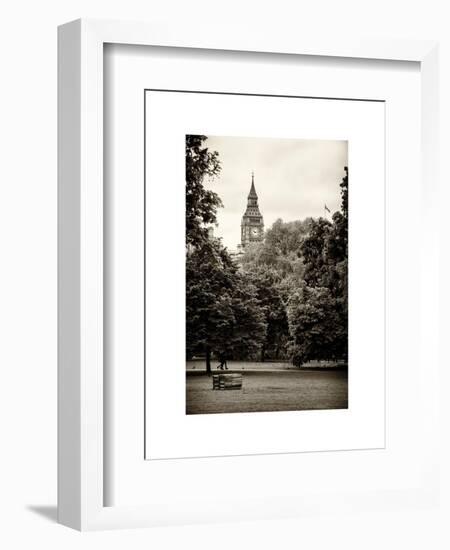 View of St James's Park with Big Ben - London - UK - England - United Kingdom - Europe-Philippe Hugonnard-Framed Art Print