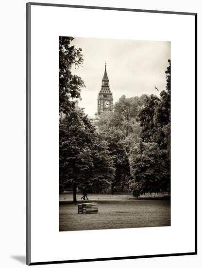 View of St James's Park with Big Ben - London - UK - England - United Kingdom - Europe-Philippe Hugonnard-Mounted Art Print