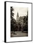 View of St James's Park with Big Ben - London - UK - England - United Kingdom - Europe-Philippe Hugonnard-Framed Stretched Canvas