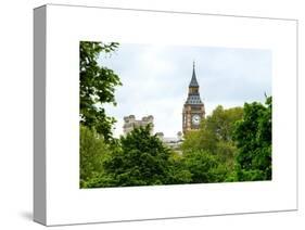 View of St James's Park with Big Ben - London - UK - England - United Kingdom - Europe-Philippe Hugonnard-Stretched Canvas