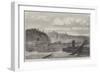 View of St Joe, Missouri, from the Kansas Side-null-Framed Giclee Print