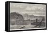 View of St Joe, Missouri, from the Kansas Side-null-Framed Stretched Canvas