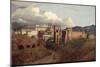 View of St. John Lateran, Rome, 1822-Joseph Desire Court-Mounted Premium Giclee Print