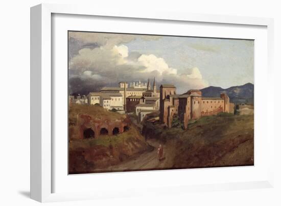 View of St. John Lateran, Rome, 1822-Joseph Desire Court-Framed Giclee Print