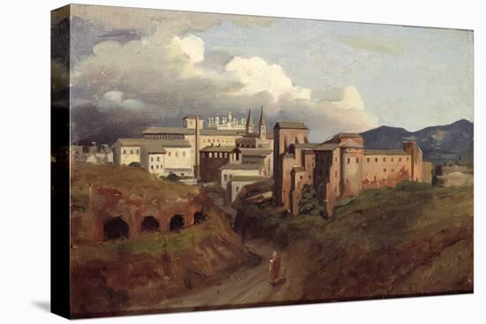 View of St. John Lateran, Rome, 1822-Joseph Desire Court-Stretched Canvas