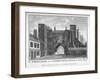 View of St John's Gate, Clerkenwell, London, C1790-John Peltro-Framed Giclee Print