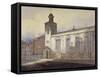View of St Katherine Cree's Sundial, City of London, C1815-William Pearson-Framed Stretched Canvas