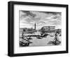 View of St. Mark's Square from the Lagoon, Venice (Engraving)-Francesco Zucchi-Framed Giclee Print