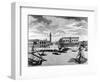 View of St. Mark's Square from the Lagoon, Venice (Engraving)-Francesco Zucchi-Framed Giclee Print