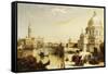 View of St. Marks from the Punta Della Dogana, Venice-Edward Pritchett-Framed Stretched Canvas