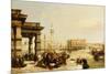 View of St. Marks from the Punta Della Dogana, Venice-Edward Pritchett-Mounted Giclee Print