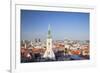 View of St. Martin's Cathedral and City Skyline, Bratislava, Slovakia, Europe-Ian Trower-Framed Photographic Print