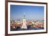 View of St. Martin's Cathedral and City Skyline, Bratislava, Slovakia, Europe-Ian Trower-Framed Photographic Print