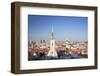 View of St. Martin's Cathedral and City Skyline, Bratislava, Slovakia, Europe-Ian Trower-Framed Premium Photographic Print