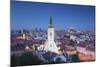 View of St Martin's Cathedral and City Skyline, Bratislava, Slovakia-Ian Trower-Mounted Photographic Print