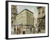 View of St Michael Square in Vienna, 1892-Franz Rottenkamp-Framed Giclee Print