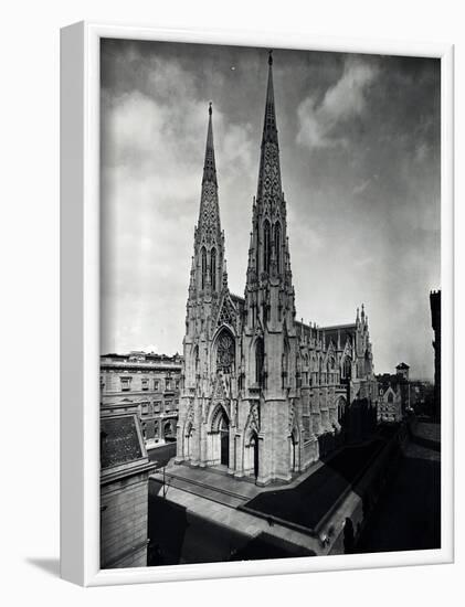 View of St. Patrick's Cathedral-null-Framed Photographic Print