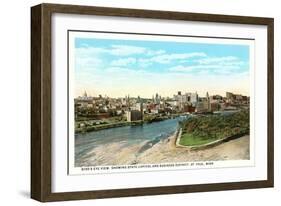 View of St. Paul, Minnesota-null-Framed Art Print