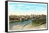 View of St. Paul, Minnesota-null-Framed Stretched Canvas