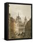 View of St. Paul's Cathedral from Ludgate Hill, 1852-null-Framed Stretched Canvas