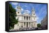 View of St. Paul's Cathedral, London, England, United Kingdom, Europe-Frank Fell-Framed Stretched Canvas